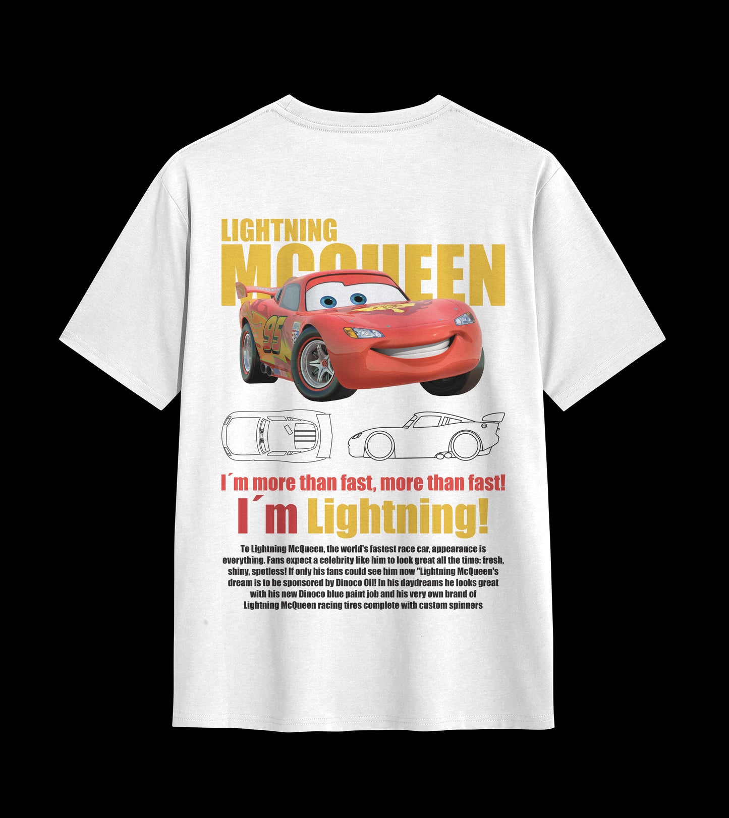 Playera Rayo McQueen