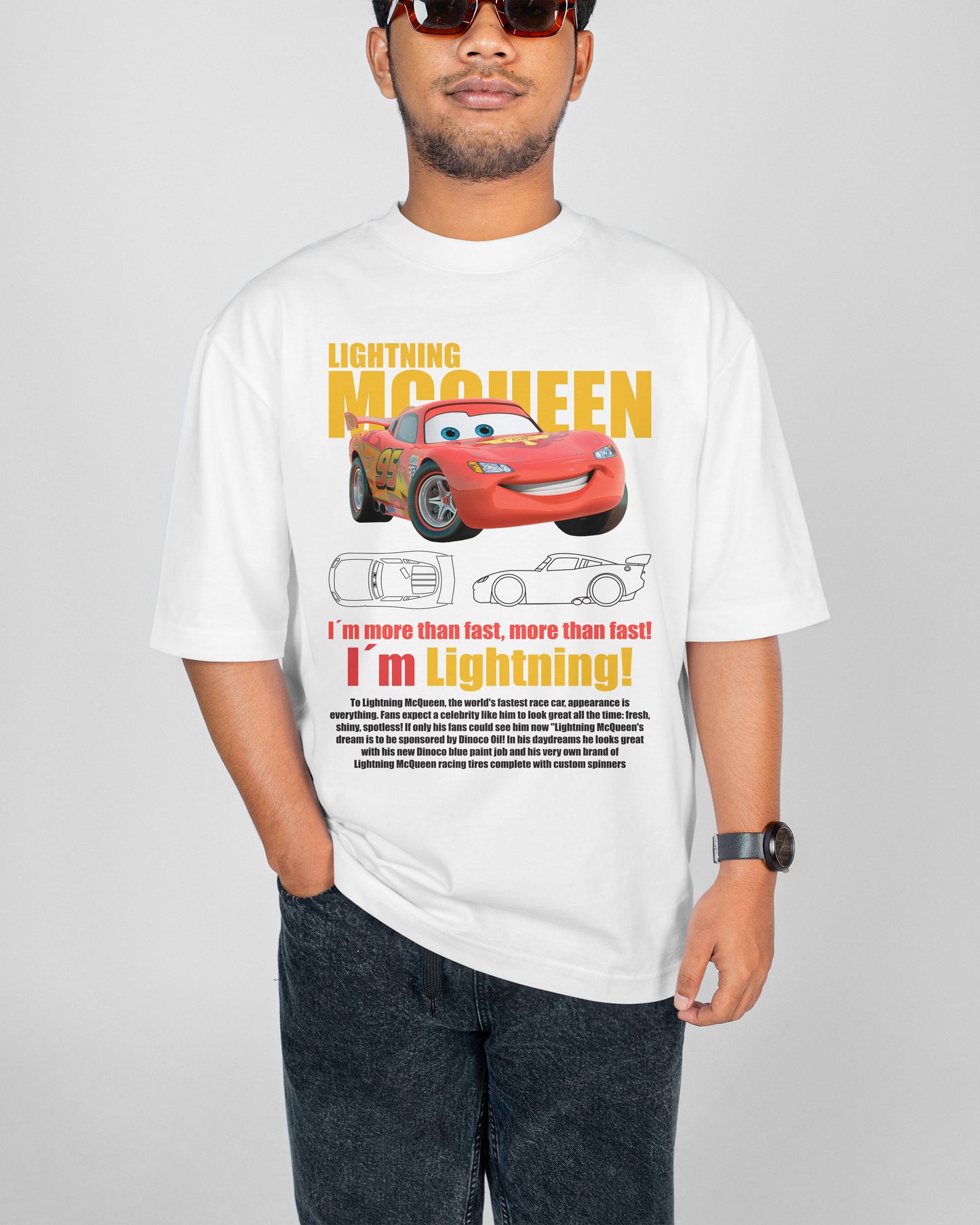 Playera Rayo McQueen