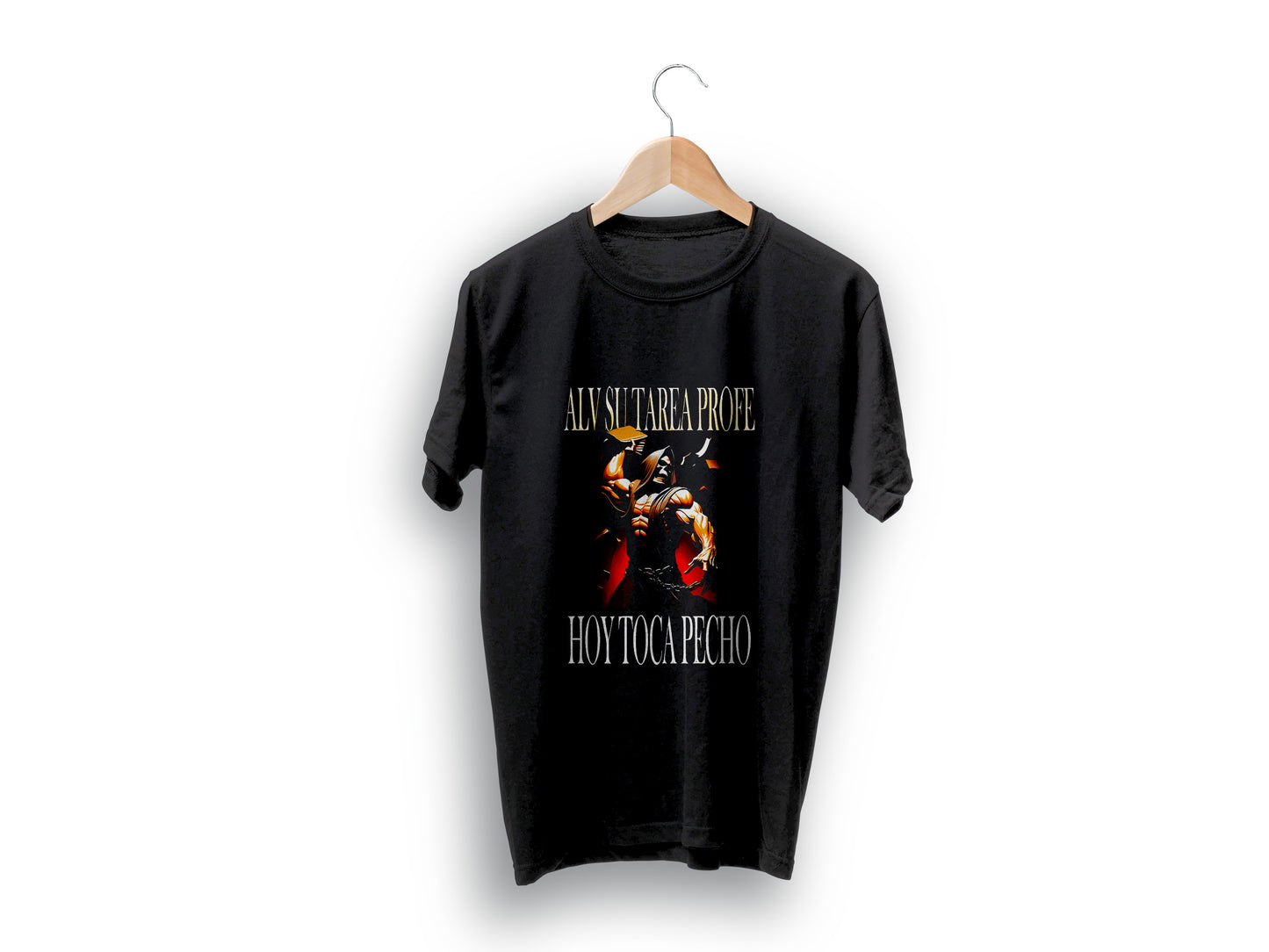 Playera ALV CON SU TAREA PROFE HOY TOCA PECHO
