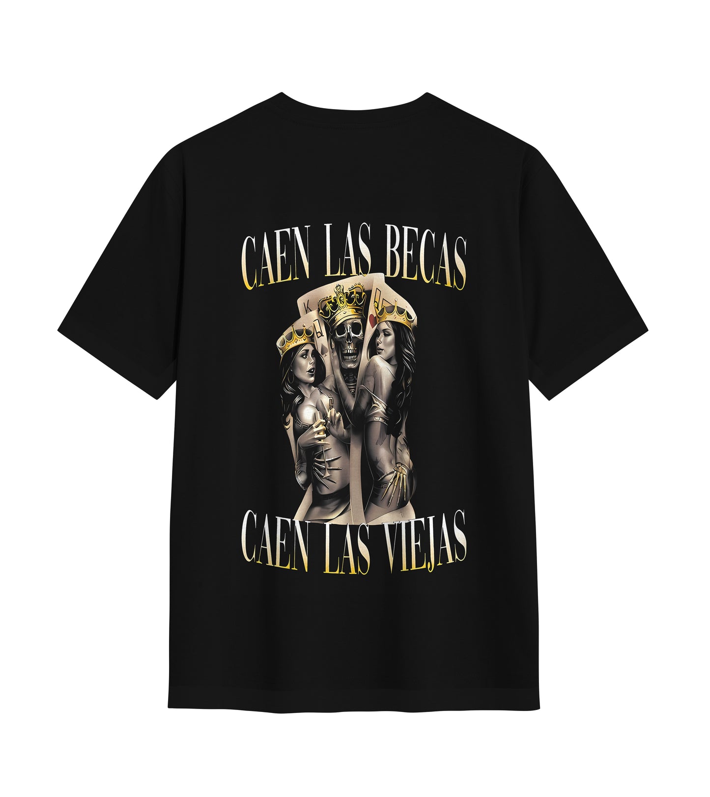 Playera CAEN LAS VIEJAS CAEN LAS BECAS