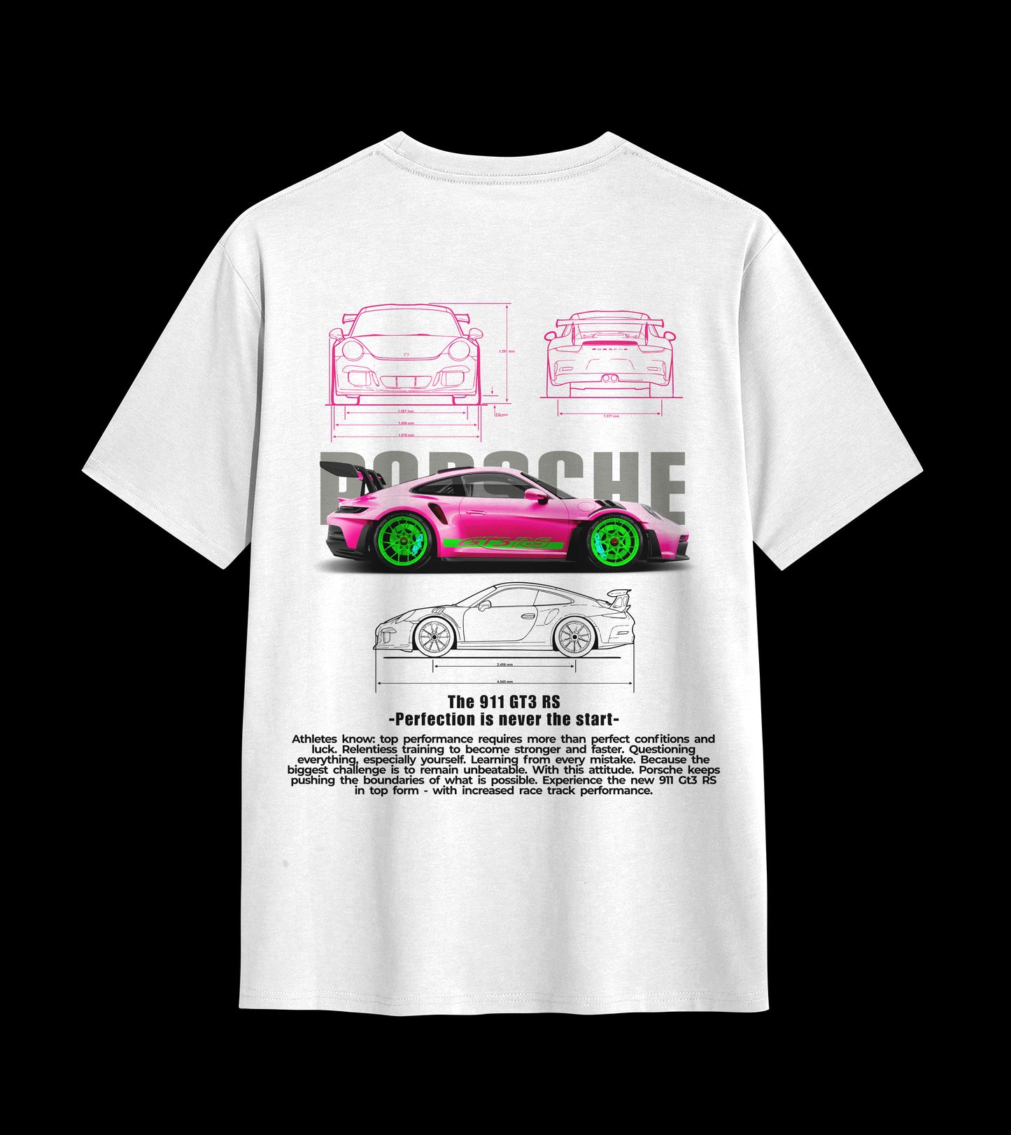 Playera Porsche Rosa