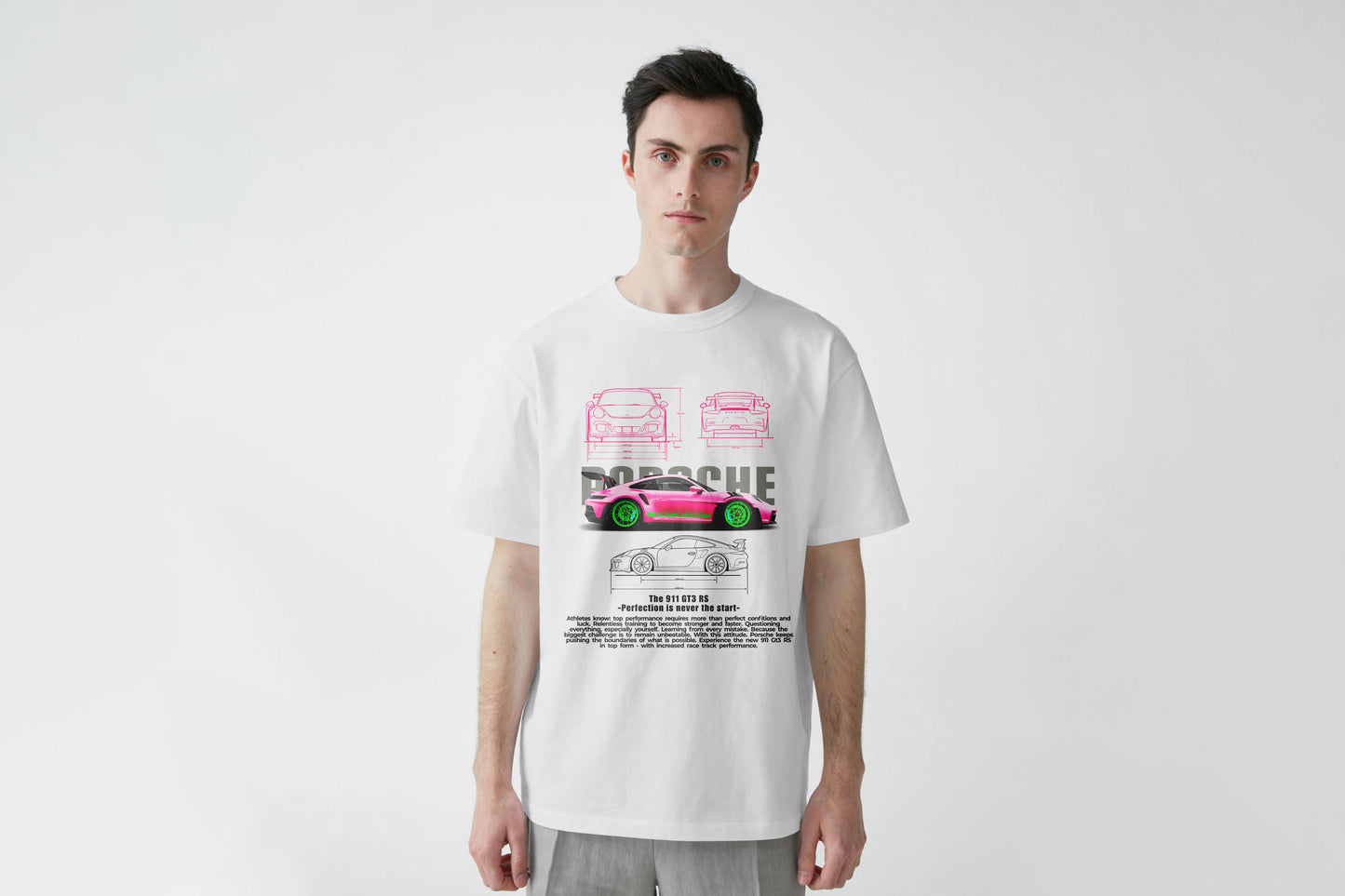 Playera Porsche Rosa