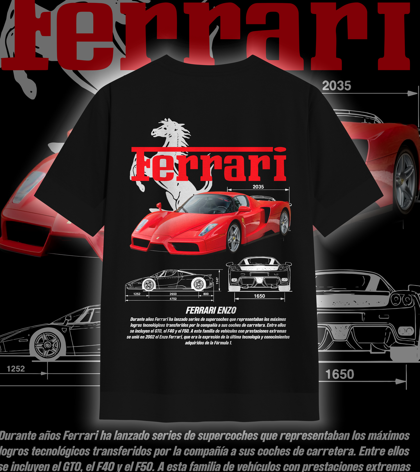 Playera Ferrari Enzo