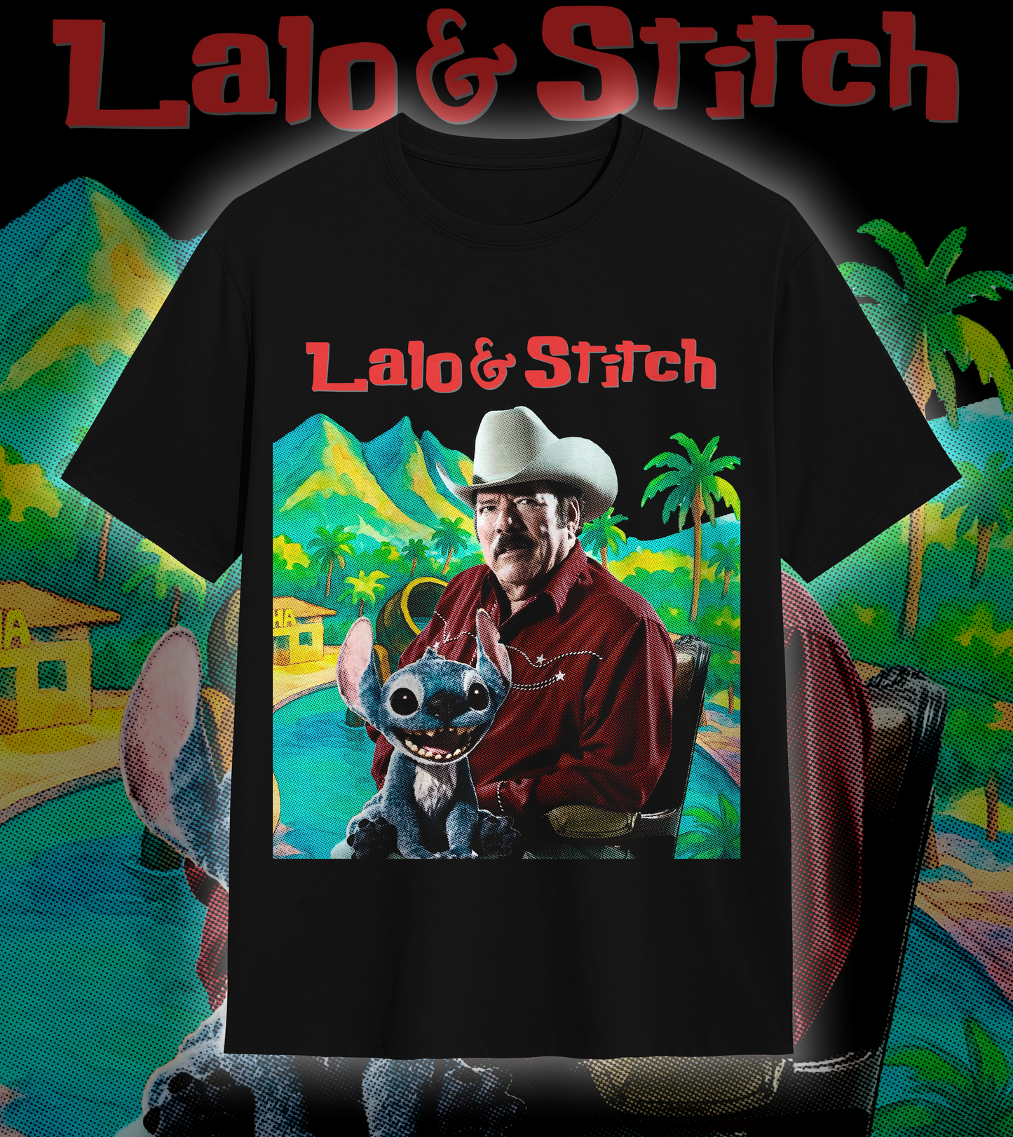 Playera Lalo Y Stitch