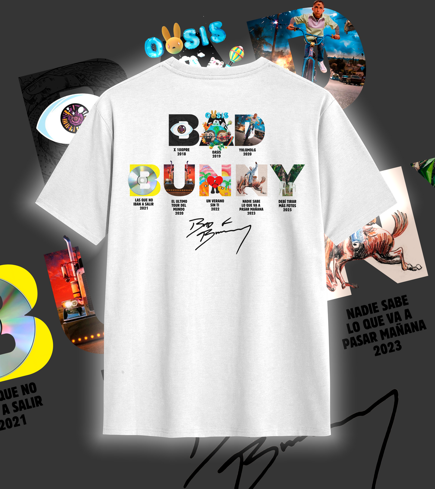 Playera Bad Bunny dtmf Debi Tirar Mas Fotos