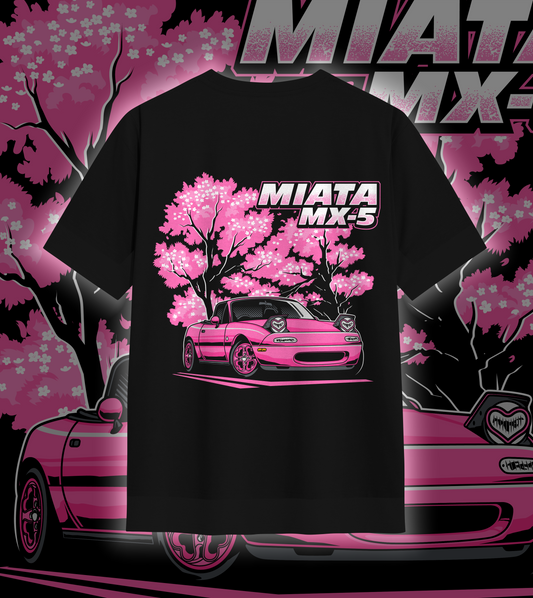 Playera Coche Miata MX-5 Rosa