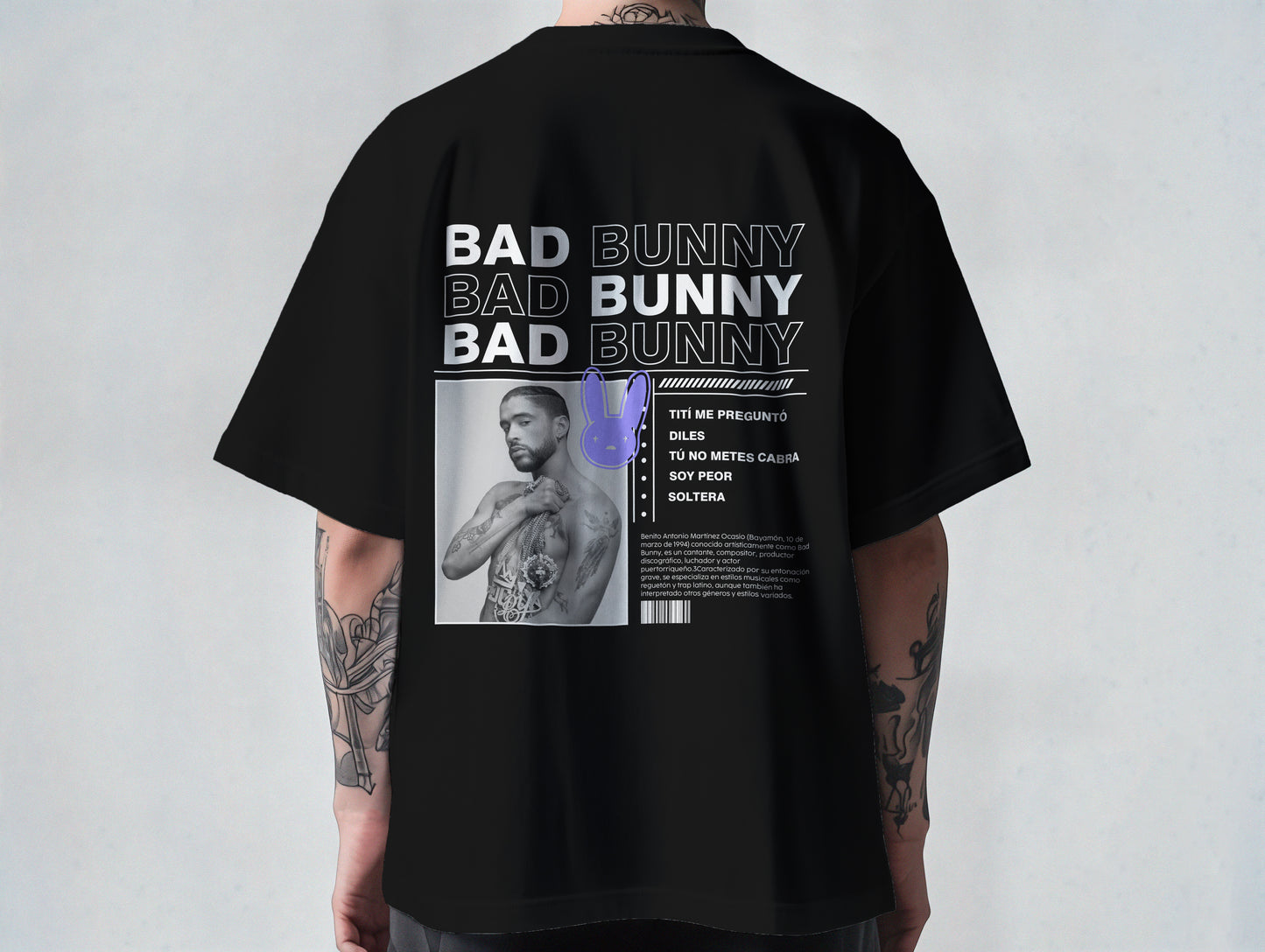 Playera Bad Bunny TITI ME PREGUNTO