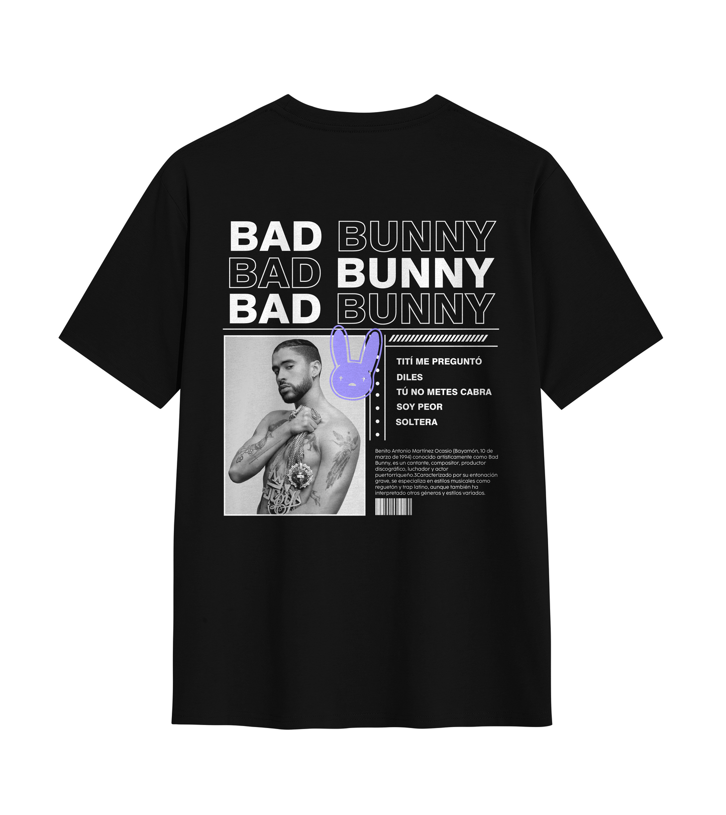 Playera Bad Bunny TITI ME PREGUNTO