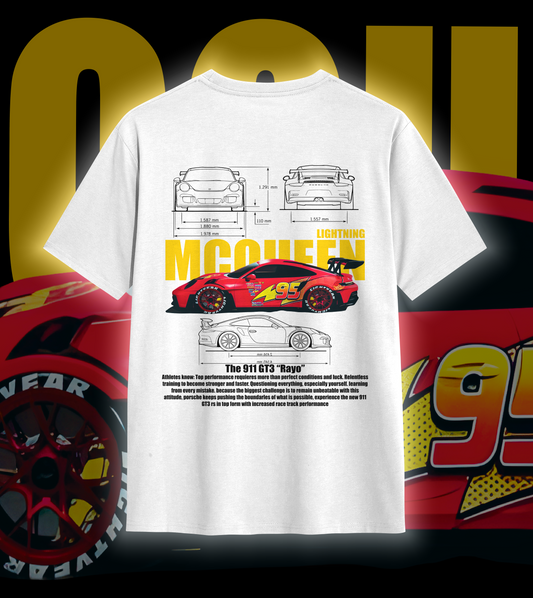 Playera Rayo McQueen Porsche